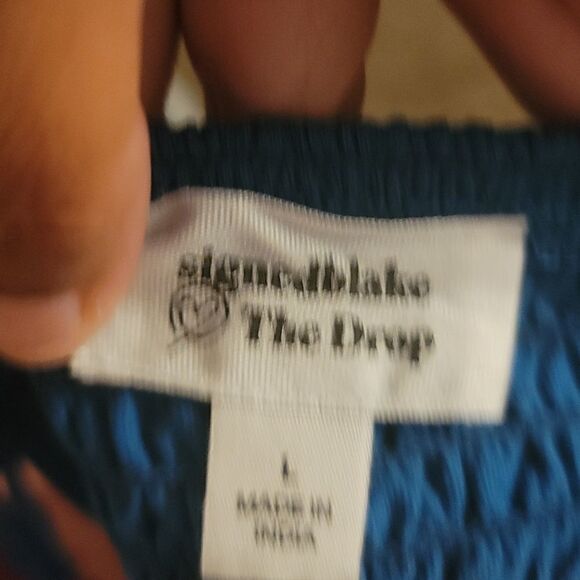 The Drop Blue Shapphire Bralette Top Size L - Picture 4 of 5